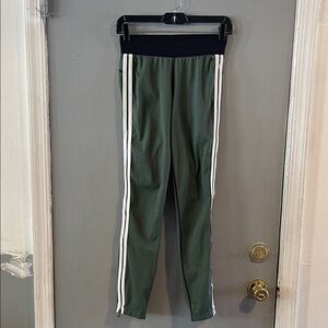 ATHLETA X Derek Lam Green Collab Parallel Compression Zip Track Legging S